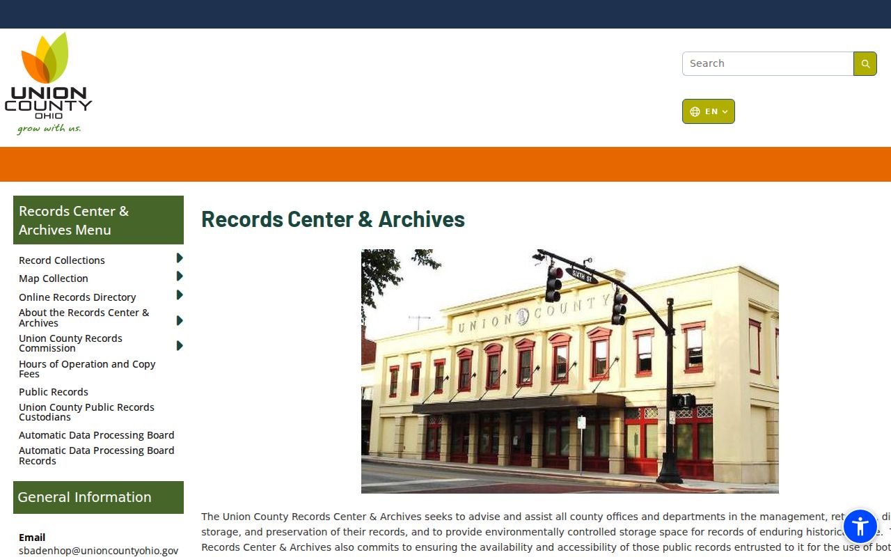 Marysville city directory Union County Records Center and Archives research access
